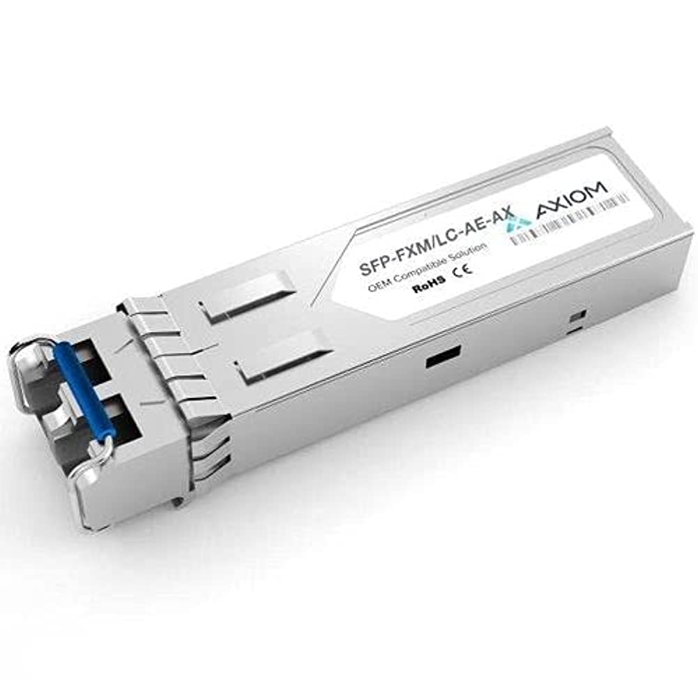 Axiom SFP-FXM/LC-AE-AX SFP (Mini-GBIC) transceiver Module (Equivalent to: Advantech SFP-FXM/LC-AE) - 100Mb LAN - 100Base-FX - LC Multi-Mode - up