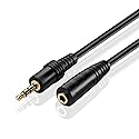 TNP AUX Headphone 3.5mm Extension Cable (3 Feet) - Male to Female Extender Audio Auxiliary Jack Adapter Wire Cord Plug Connector for iPhone iPod…