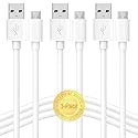 SCOVEE 10ft 3 Pack Power Extension Cable for Wyze Cam v2 v3,WyzeCam Pan,Oculus Go,Yi Camera,Yi Dome Home,Blink Camera,Indoor Nest-Cam,Kasa, Micro USB