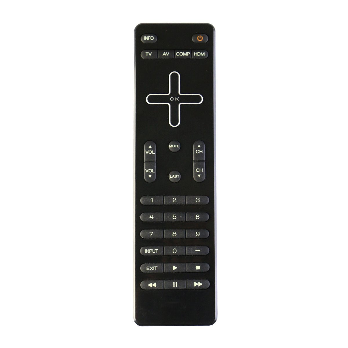 VR9 640000080110R Remote Control Replacement Applicable for Vizio LCD HDTV TV E260MV E320ME VM190XVT VM230XVT M160MV M190MV M220MV M260MV
