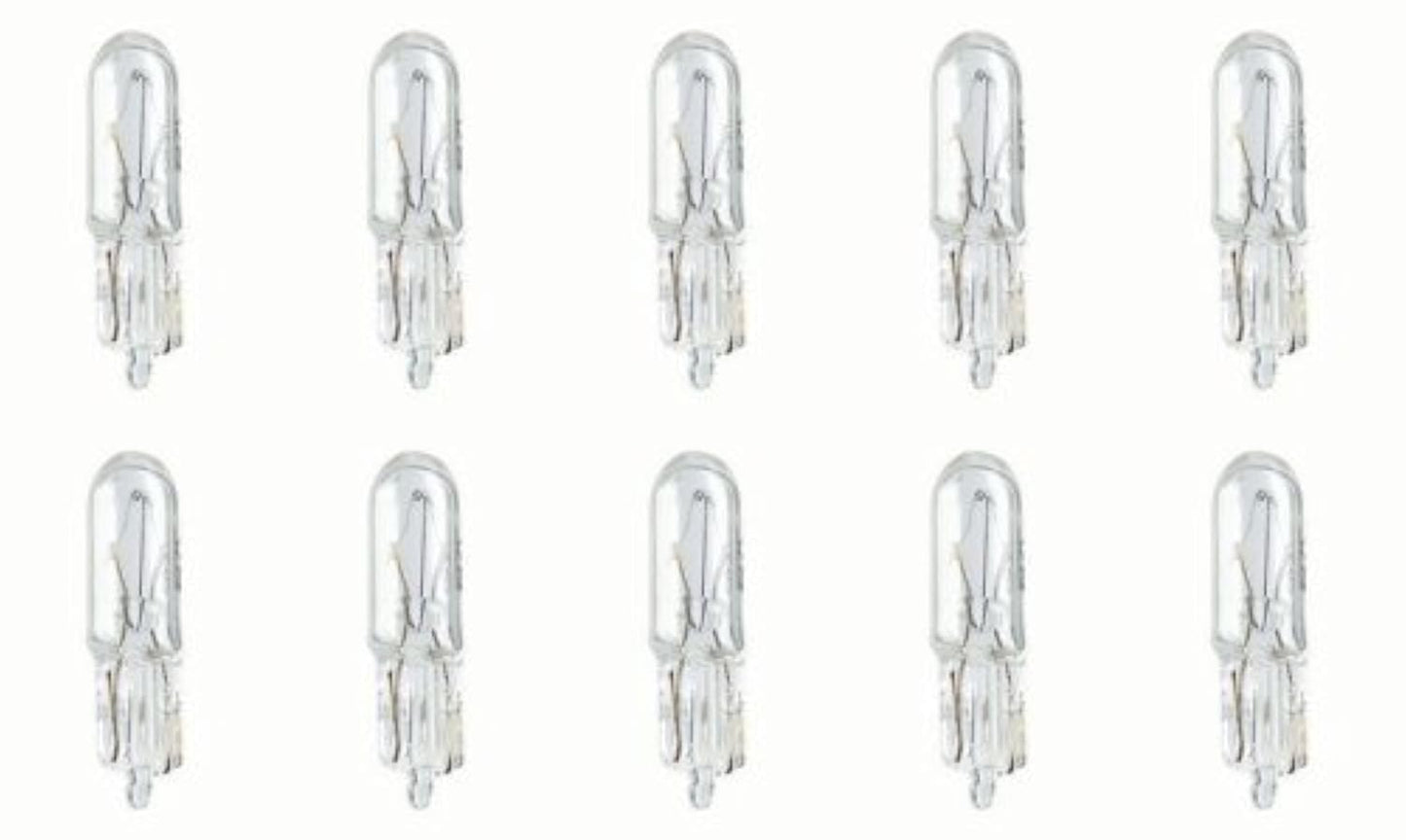 CEC Industries #74 Bulbs, 14 V, 1.4 W, W2.1x4.9d Base, T-1.75 shape (Box of 10)