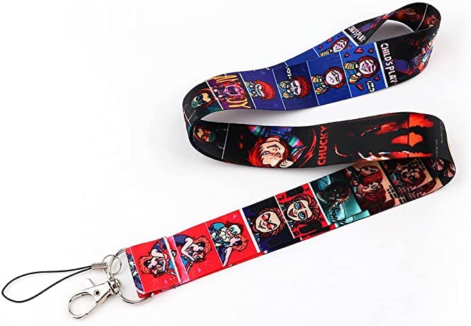 Chucky Child's Play Horror Movie 17.7" Neck Lanyard Keychain Holder ID Badge Mobile Phone Pin Strap by Pinstant
