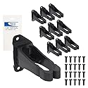 ICC 1.25” Plastic Cable Management Ring, Vertical, Universal Fit, Pack of 10 - Organizer for Network Racks and Structured Wiring