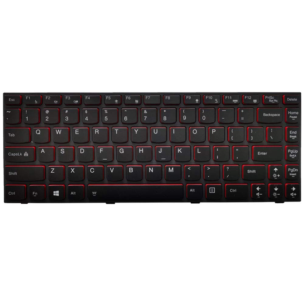 Laptop Replacement Keyboard Fit Lenovo IdeaPad Y400 Y400N Y410P Y430P US Layout No Backlight