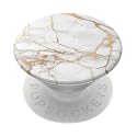 PopSockets Adhesive Phone Grip, Holder, Phone Stand, Gold - Gold Lutz Marble