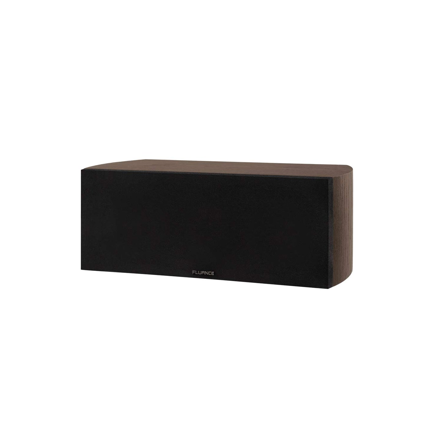 Fluance Reference High Performance 2-Way Center Channel Speaker for Enhanced Dialogue and Vocals in Home Theater Surround Sound Systems - Walnut