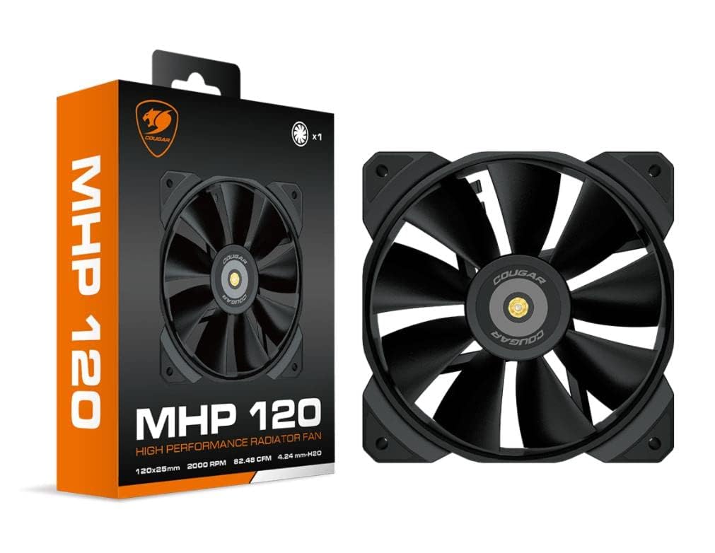 Cougar MHP120 High Performance Radiator Fan (Black)