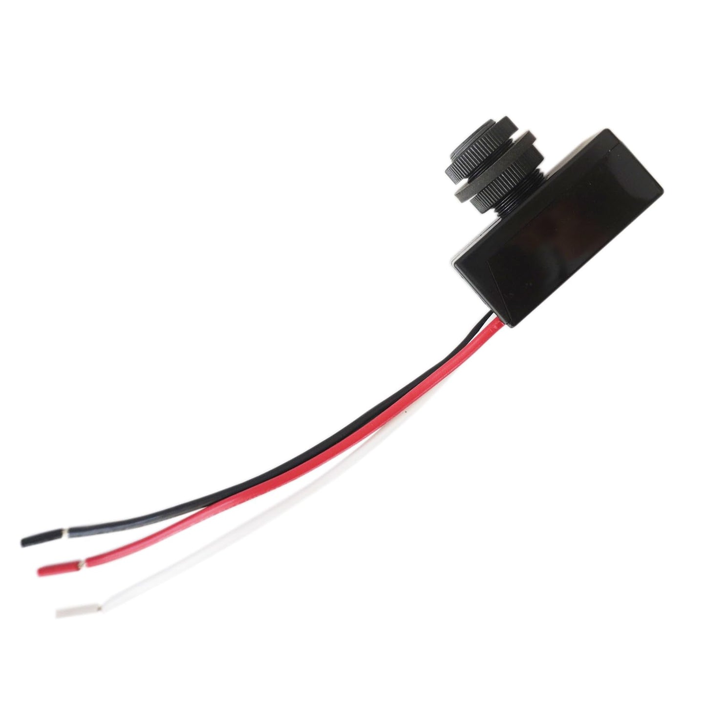 Heluok 2 Pcs Auto On/Off Light Switch DC 12V, Dusk to Dawn Photoelectric Switch, Photocell Sensor Light Control 5A for Post Lamp, Most Lighting