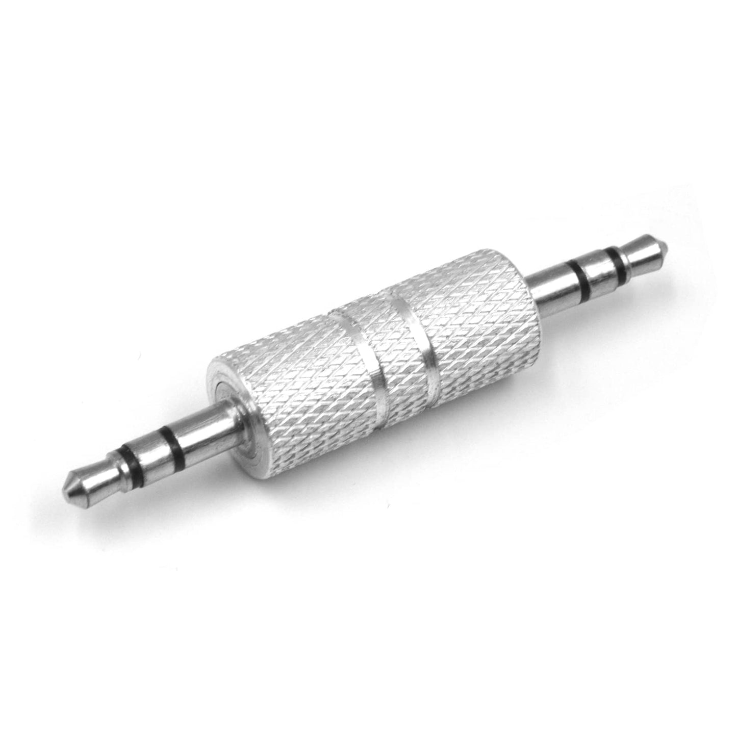 3.5 mm Male to Male Audio Connector, 1/8 inch Audio Adapter Metal 3.5mm Jack to 3.5mm Jack Adapter. (2)