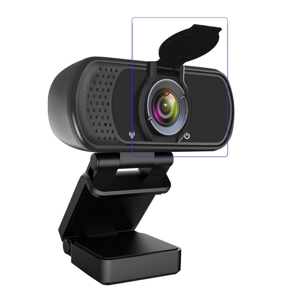 Protective Lens Privacy Cover Shutter for Webcam with Protruding Lens or Flat Area Surrounding Lens Compatible with Logitech C615 C270 for Foscam