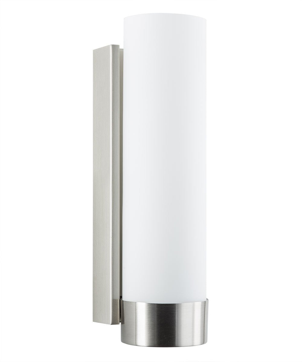 Linea di Liara Elina Brushed Nickel Wall Sconce Frosted Glass Shade Modern Sconces Wall Lighting Fixture Bathroom Sconce Vanity Wall Sconce and Wall