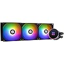 Thermalrlght Frozen Magic 360 Black ARGB V2 Liquid CPU Cooler, AIO Pump Head Speed up to 2800RPM, TL-C12B-S V2 PWM Fans,for AMD/AM4/AM5, Intel