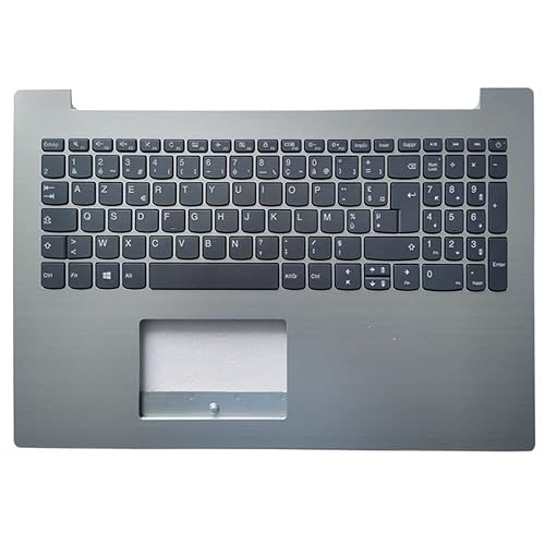 France Keyboard Compatible for Lenovo IdeaPad 330-15 330-15AST 330-15IGM 330-15ARR with Palmrest Cover (Sliver)