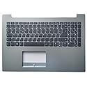 France Keyboard Compatible for Lenovo IdeaPad 330-15 330-15AST 330-15IGM 330-15ARR with Palmrest Cover (Sliver)