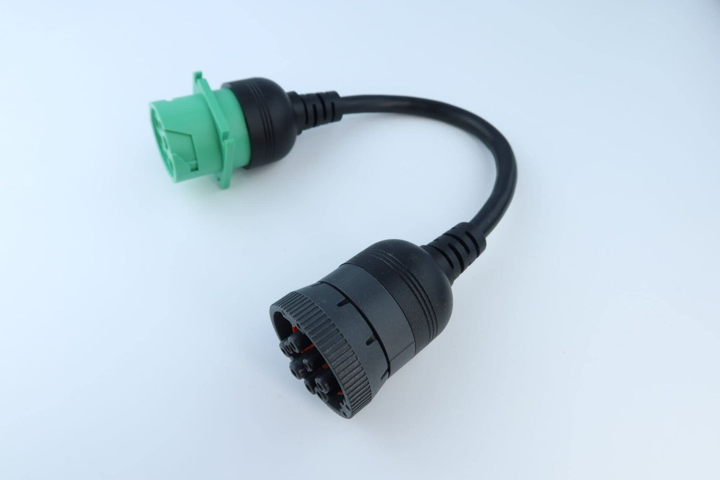 YPP Gray 9Pin Type1 J1939 Port to New Green 9pin Type2 J1939 Port Cable Turn 9p Type1 to 9p Type2