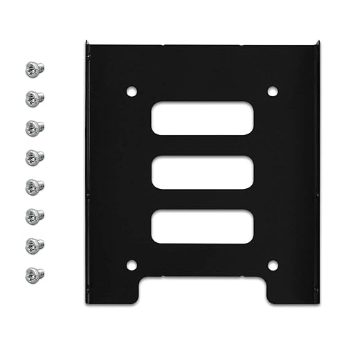 Harper Grove SSD Mounting Bracket, 2.5" to 3.5" SSD HDD Bay Metal Hard Drive Holder Mounting Bracket Adapter Tray Dock