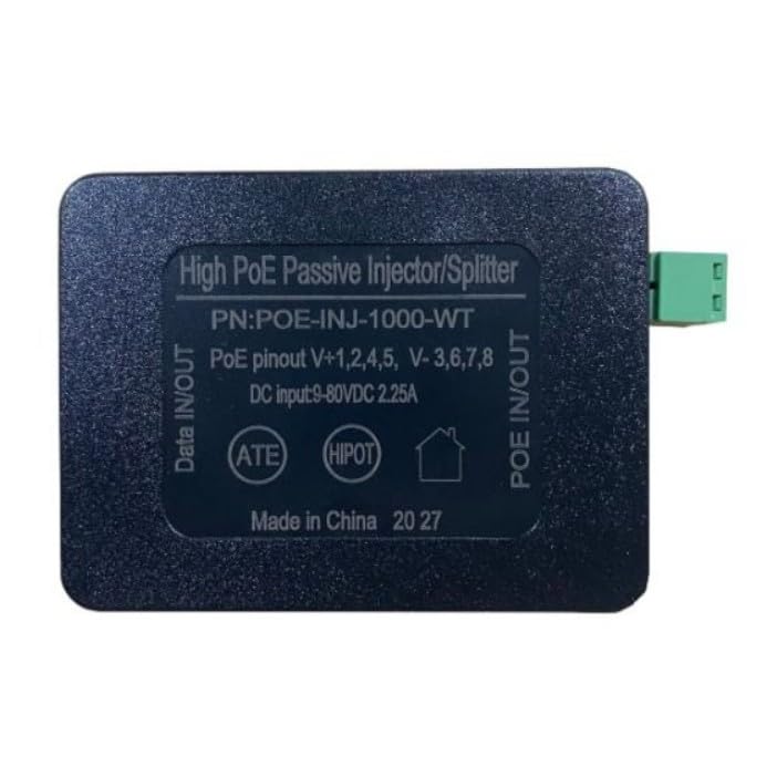 Tycon Systems POE-INJ-1000-WT High PoE 4 Pair Injector