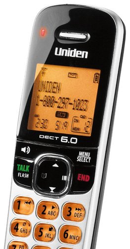 DCX170 DECT 6.0 Cordless Handset with Caller ID, Silver, 1 Handset