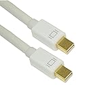 MyCableMart 3ft Mini DisplayPort (v1.4/8K@30) Cable 30AWG Gold Plated White