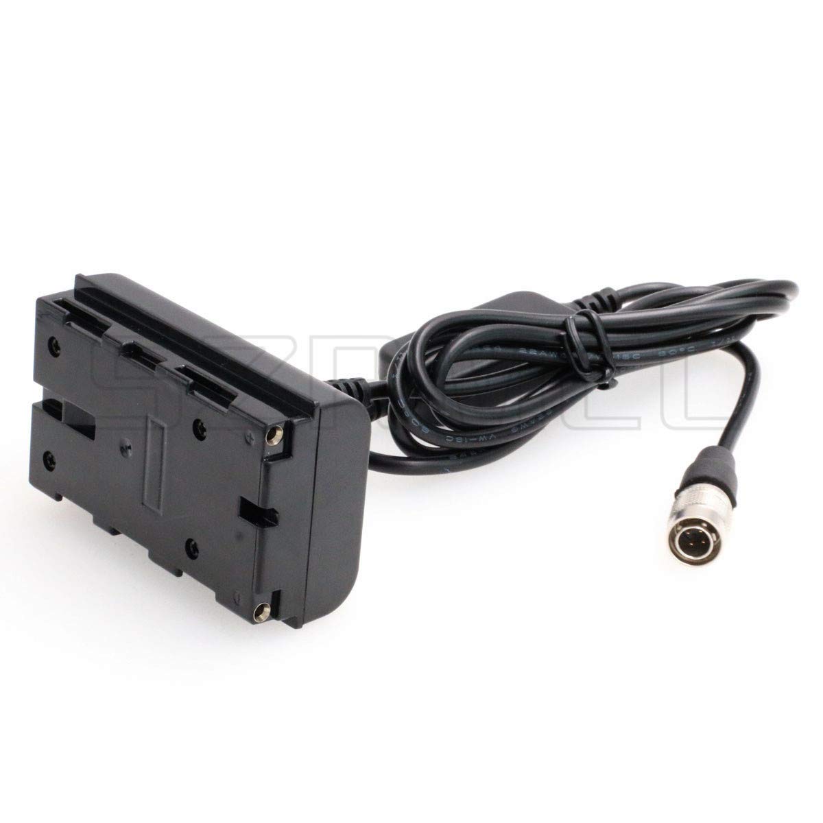 SZRMCC Hirose 4 Pin Male to NP-F970 Dummy Battery for Sony F5 F55 Camera to Atomos Shogun Ninja Inferno Monitor