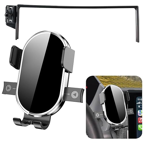 Car Phone Holder For Toyota BZ4X 2023 2024 2025, Subaru Solterra 2023 2024 2025 Auto Accessories Navigation Screen Bracket Interior Decoration