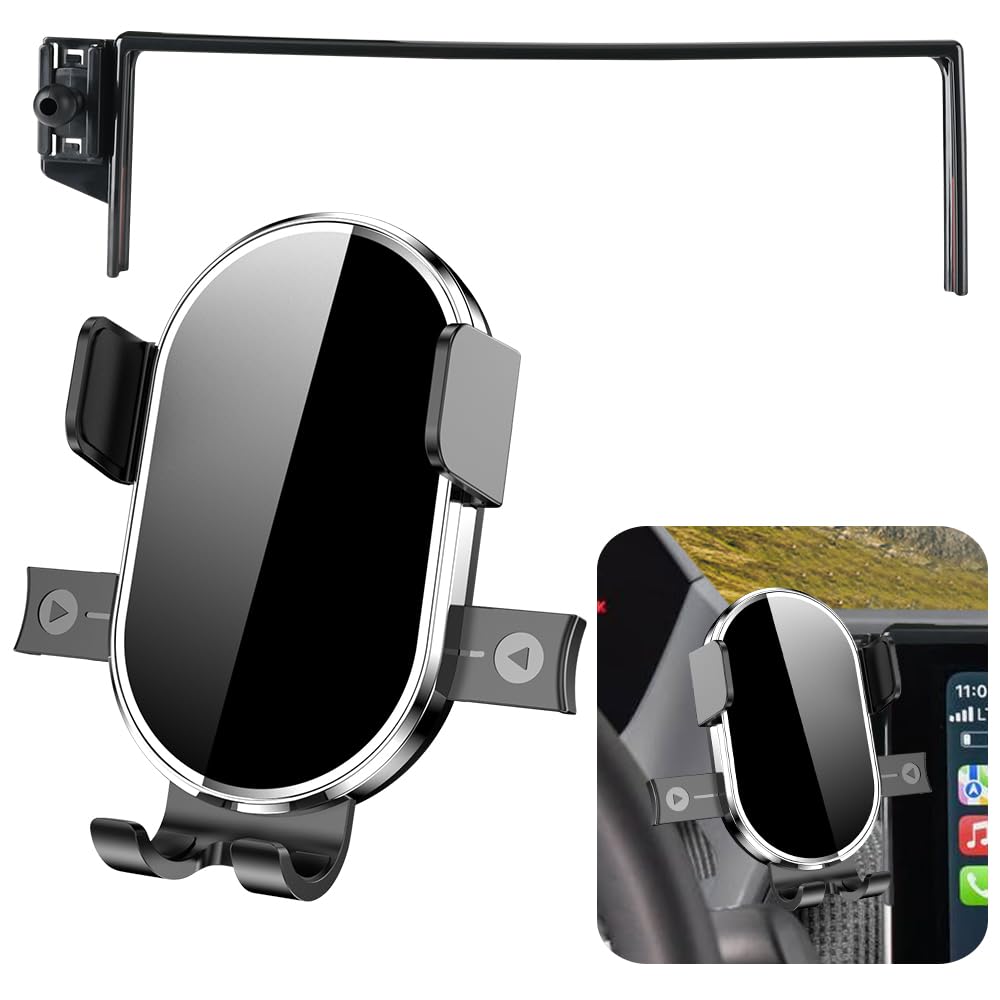 Car Phone Holder For Toyota BZ4X 2023 2024 2025, Subaru Solterra 2023 2024 2025 Auto Accessories Navigation Screen Bracket Interior Decoration