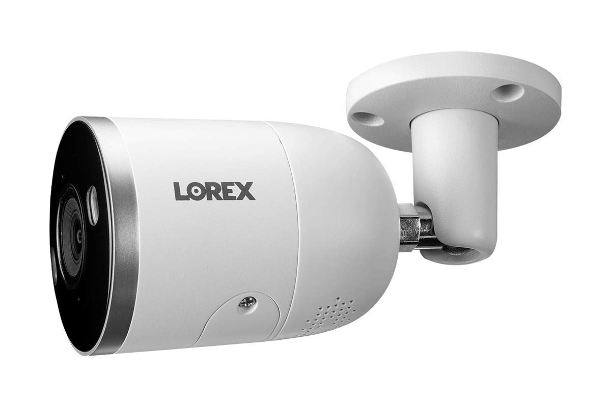 Lorex N4K2SD-84WB Surveillance System Featuring N842A82 Fusion 4K 2TB NVR and 4 E892AB 4K 8MP Active Deterrence Bullet Camera