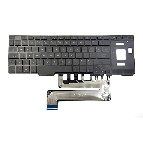 KGIGIBE Replacement Backlit Keyboard for Asus ROG Zephyrus Duo 15 GX550 GX550LXS GX550LWS GX551 GX551Q GX551QS GX551QM GX551QR Laptop US RGB