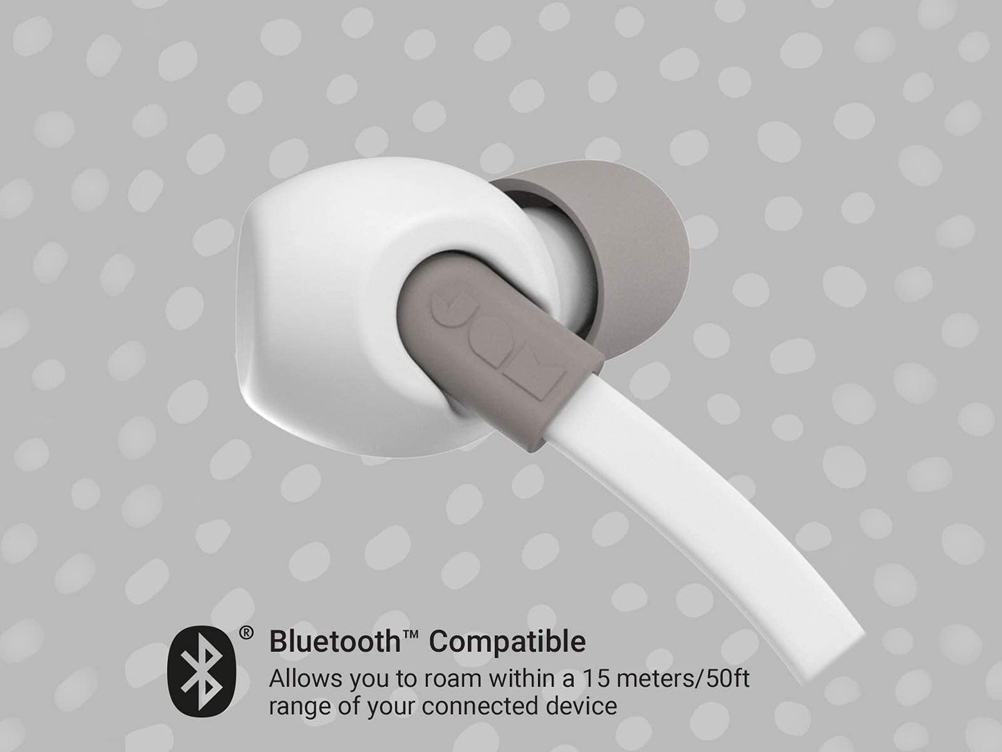 Jam Tune In Bluetooth Neckband Style Headphones 30 ft. Range, 12 Hour Playtime, Hands-Free Calling, Sweat and Rain Resisitant IPX4 Workout Earbuds…