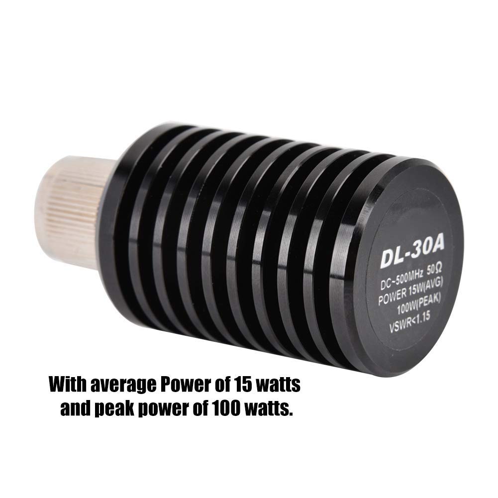 72mm Two Way Radio Dummy Load Testing Antenna, Portable Dl 30A 50? Dummy Load 100W 0 500Mhz Pl 259 UHF Male Connector Test Antenna SWR Meter Power