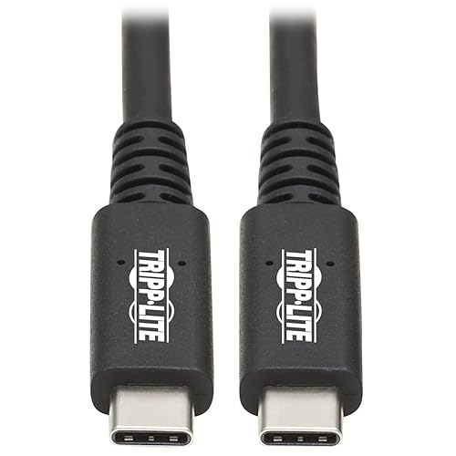 Tripp Lite USB4 Cable USB-C, 31 inch / 0.8 Meter, 40Gbps, 8K 60Hz Display, 100W PD Charging, Backwards Compatible USB Type C M/M Black (U520-31N)