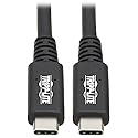 Tripp Lite USB4 Cable USB-C, 31 inch / 0.8 Meter, 40Gbps, 8K 60Hz Display, 100W PD Charging, Backwards Compatible USB Type C M/M Black (U520-31N)