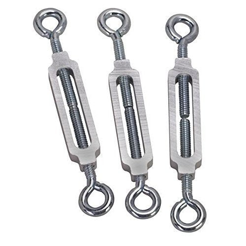 Easy Up Inc (3) EZ 50 Eye & Eye Turnbuckles for 620 Down Guy Wire Antenna Guying Tensioning