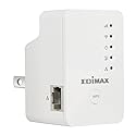 Edimax EW-7438RPn Mini N300 Universal Wireless Wi-Fi Range Extender/Wi-Fi Repeater/Access Point/Wireless bridge with Ethernet Port, Compact Wall Plug