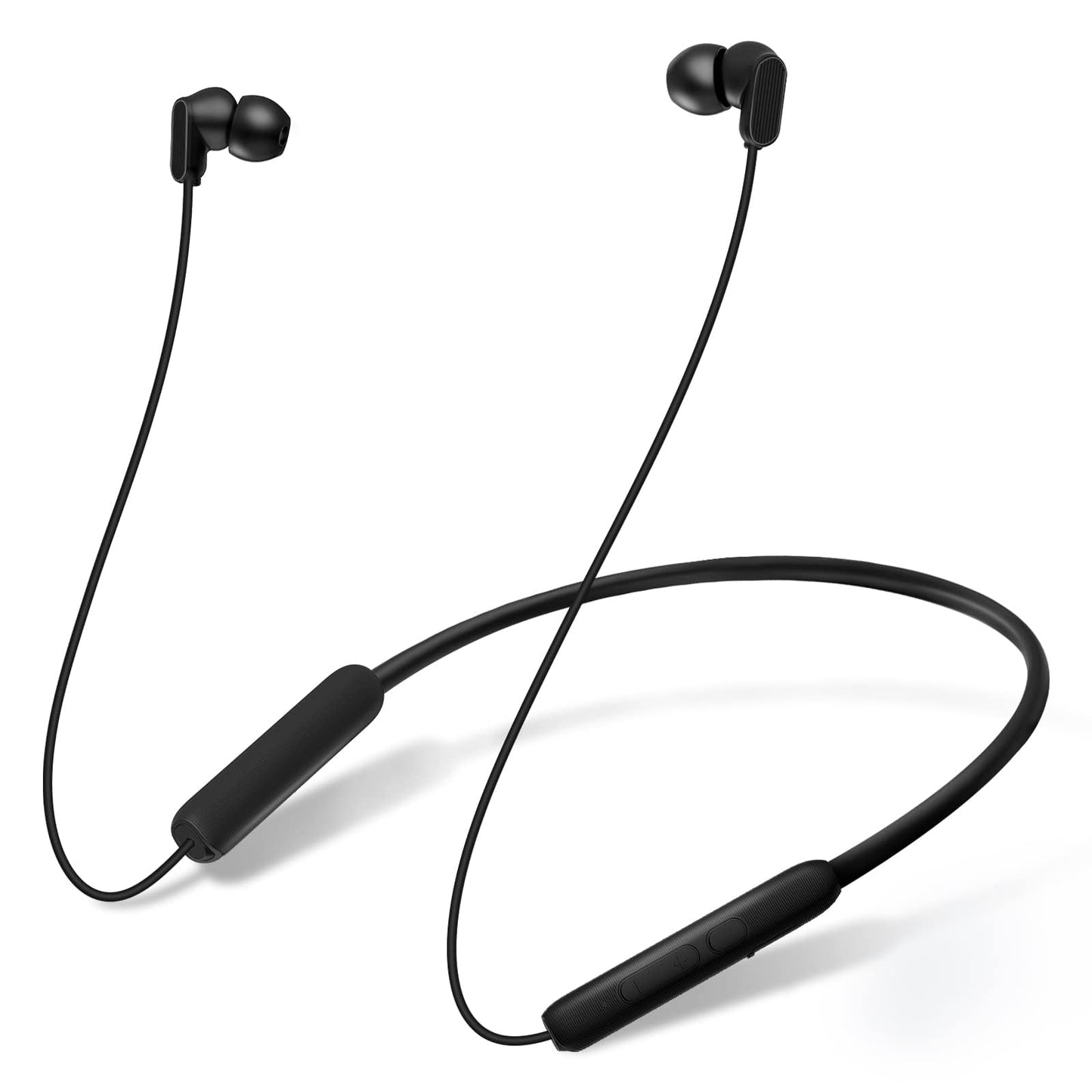 N18 Neckband Bluetooth Earbuds, Wireless Bluetooth 6.0 Headphones with Microphone, Ultra-Lightweight Comfort, IPX7 Waterproof, Deep Bass Strong Beat