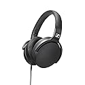 Sennheiser HD 400S - Audiophile Closed Back Headphones with One-Button Smart Remote on Detachable Cable,Black