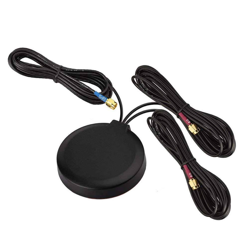 Bingfu 4G LTE MIMO Cellular GPS Adhesive Magnetic Mount Antenna for 4G LTE GPS Cradlepoint IBR900 IBR1700 Sierra Wireless Airlink MG90 MP70 GX450 RV50