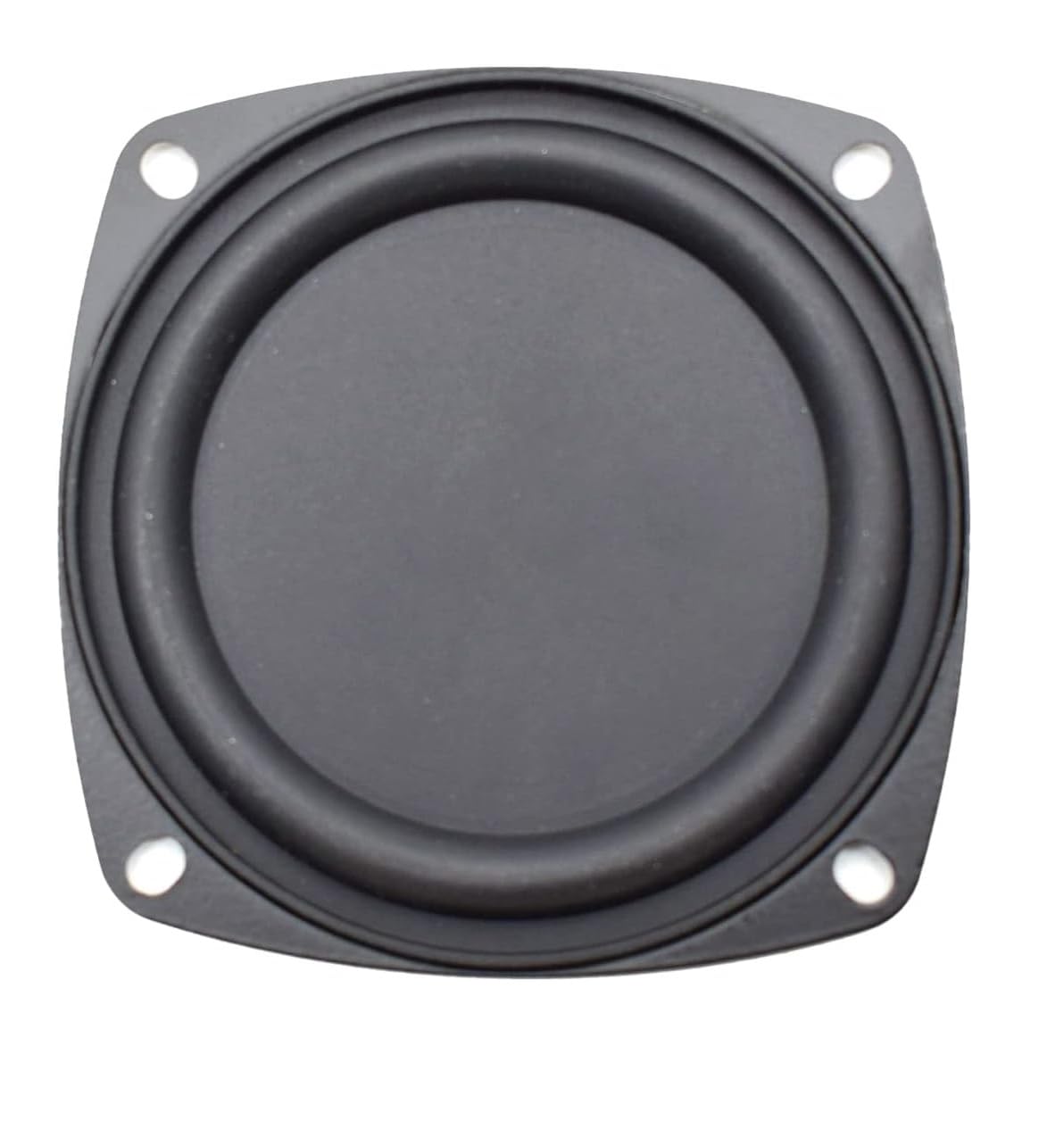 2 Pack 2"/3"/4" 52mm 78mm 105mm Woofer Vibrating Membrane Iron Rubber Vibration Diaphragm Plate Replacement Passive Radiator Film Bass Speaker