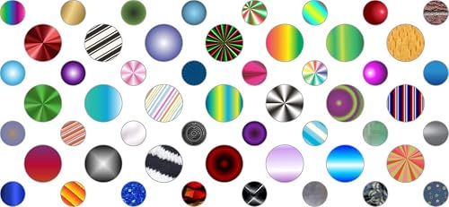 StickerTalk Variety Camera Dots Webcam Covers, 1 Sheet of 32 Stickers at 0.25 inches Diameter, 21 Stickers at 0.375 inches Diameter.