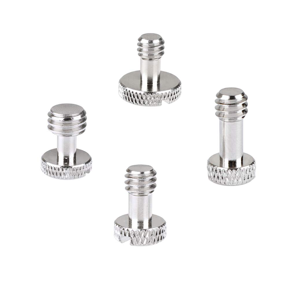 Kayulin Camera Screw with 1/4"-20 & 3/8"-16 for Camera Quick Release Plate(4 Pieces)