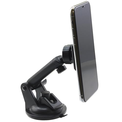 Car Mount Magnetic Holder Compatible with OnePlus 12/12R/11/10 Pro/10T/9/9 Pro/8 Pro 5G, Dash Windshield Telescopic Strong Grip Strong Magnets