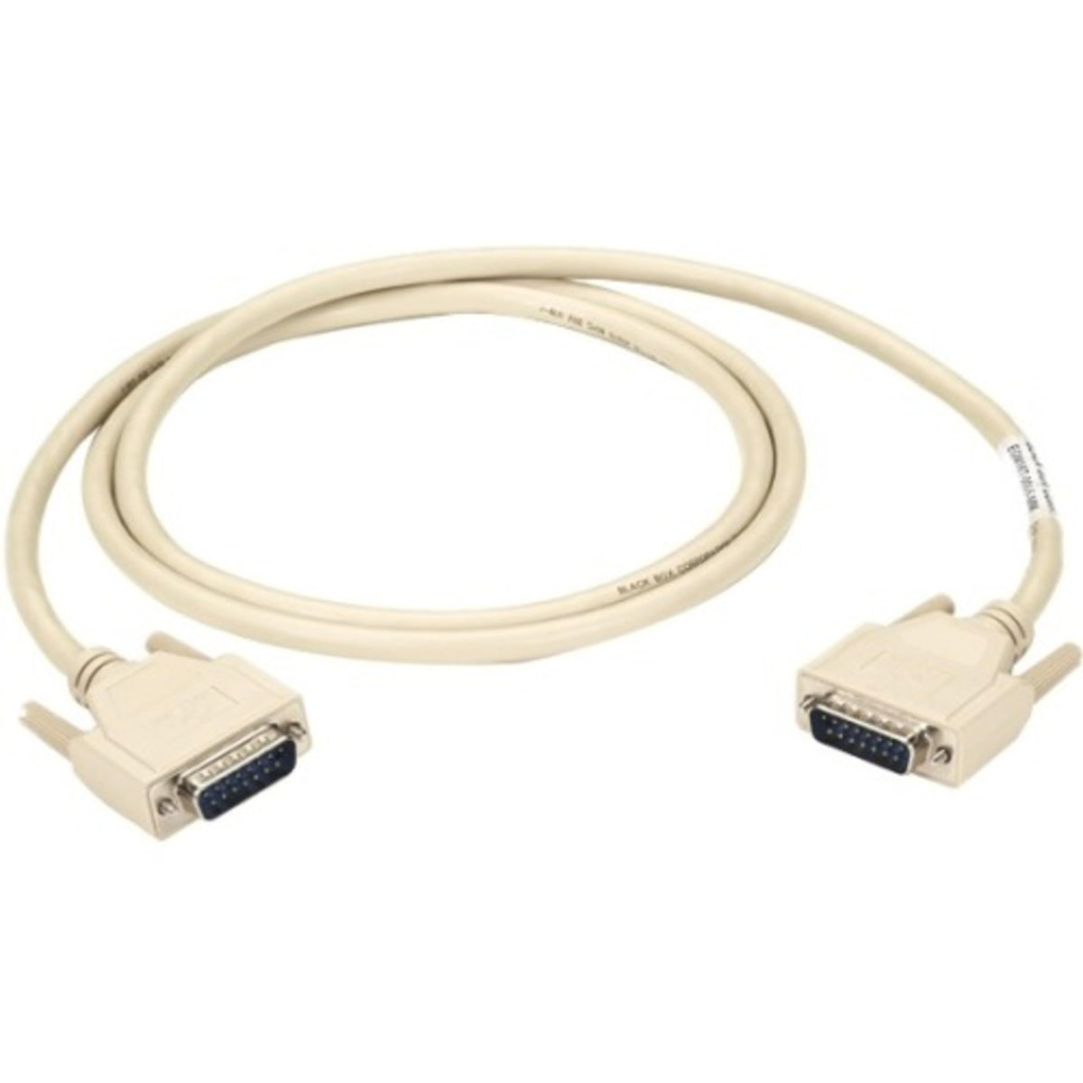 Black Box DB15 Molded Shielded Data Cable M/M 10Ft. with Thumbscrews