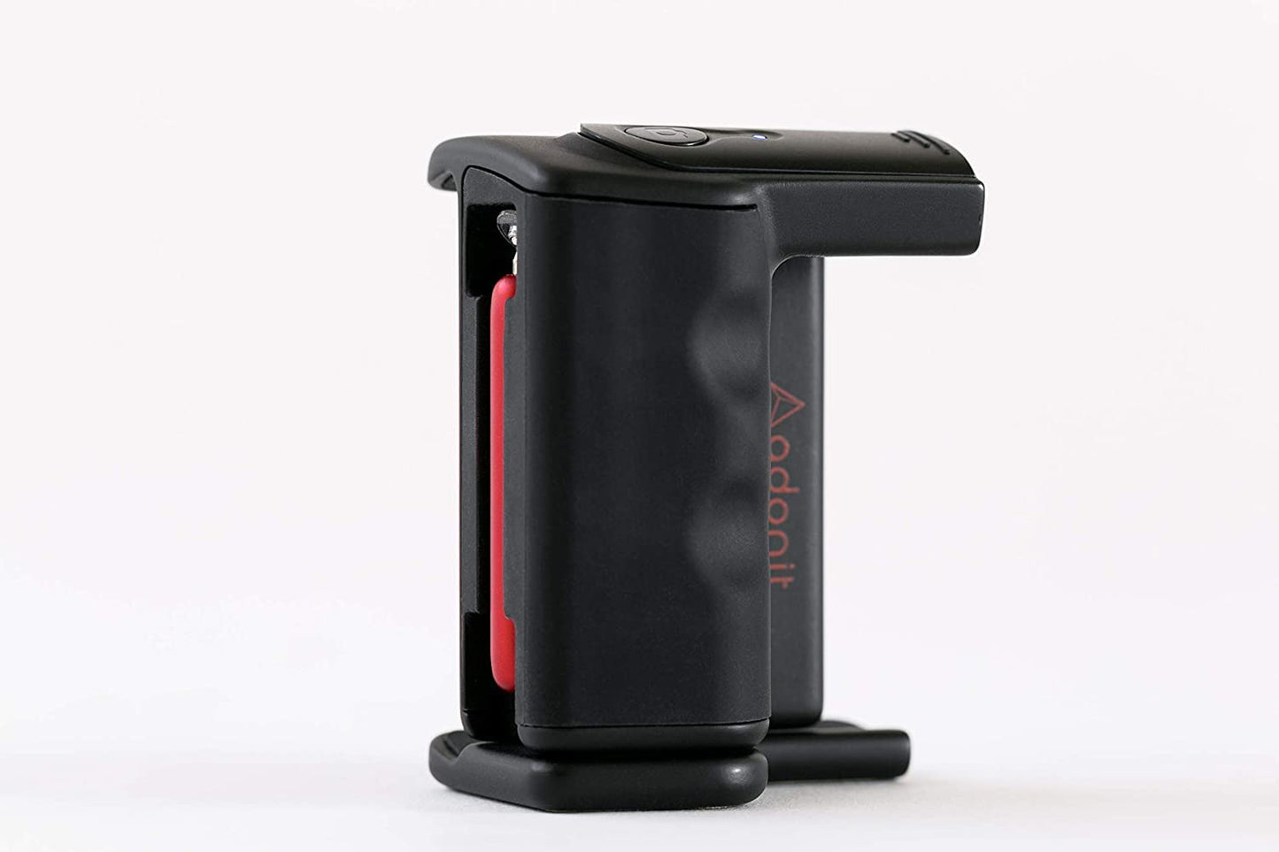 Adonit Photogrip (Black) Shutter Remote Bluetooth Selfies Included Tripod, Travel Case, Mini Stylus. Smartphone HandGrip Camera Stable Shots