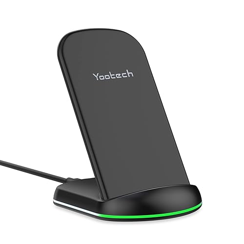 Yootech Wireless Charger,10W Max Wireless Charging Stand, Compatible with iPhone 17/17 Pro/17 Pro Max/Air/16e/16/16 Plus/16 Pro Max/15/14/13/SE