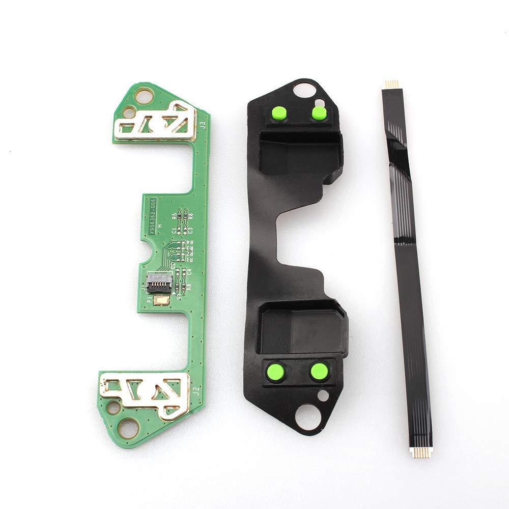 Gametown Rear Button Circuit Module Board Paddles P1 P2 P3 P4 PCB Switch Board Silicone Rubber Conductive Pad with Ribbon Cable for Xbox One Elite