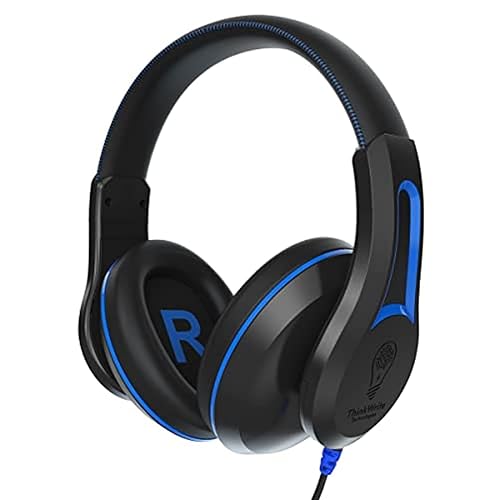 ThinkWrite Technologies TWT Audio Duro, TW200 | Premium Over-Ear Noise Reducing Wired Headphones (3.5mm Jack)