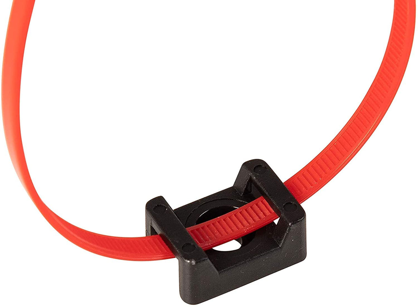 Helonge Cable Tie Mounting,100 Pcs Zip Tie Base,5 mm(M5) Screw Hole, 23x16x9(L*W*H) mm Cord Tie Mount Wire Tie Holder Fix Bottom Wire Management