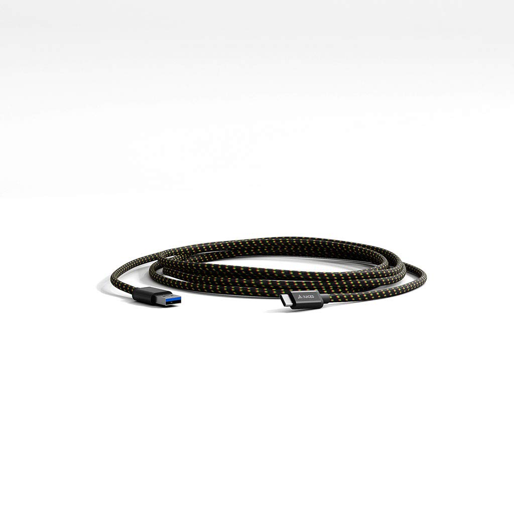 Juiced Systems USB-C to USB-A 10 Gbps USB 3.2 Gen 2 Data Power Cable | 2 Meter 6.5 ft Length | Fast Charging with Quick Data Transfers