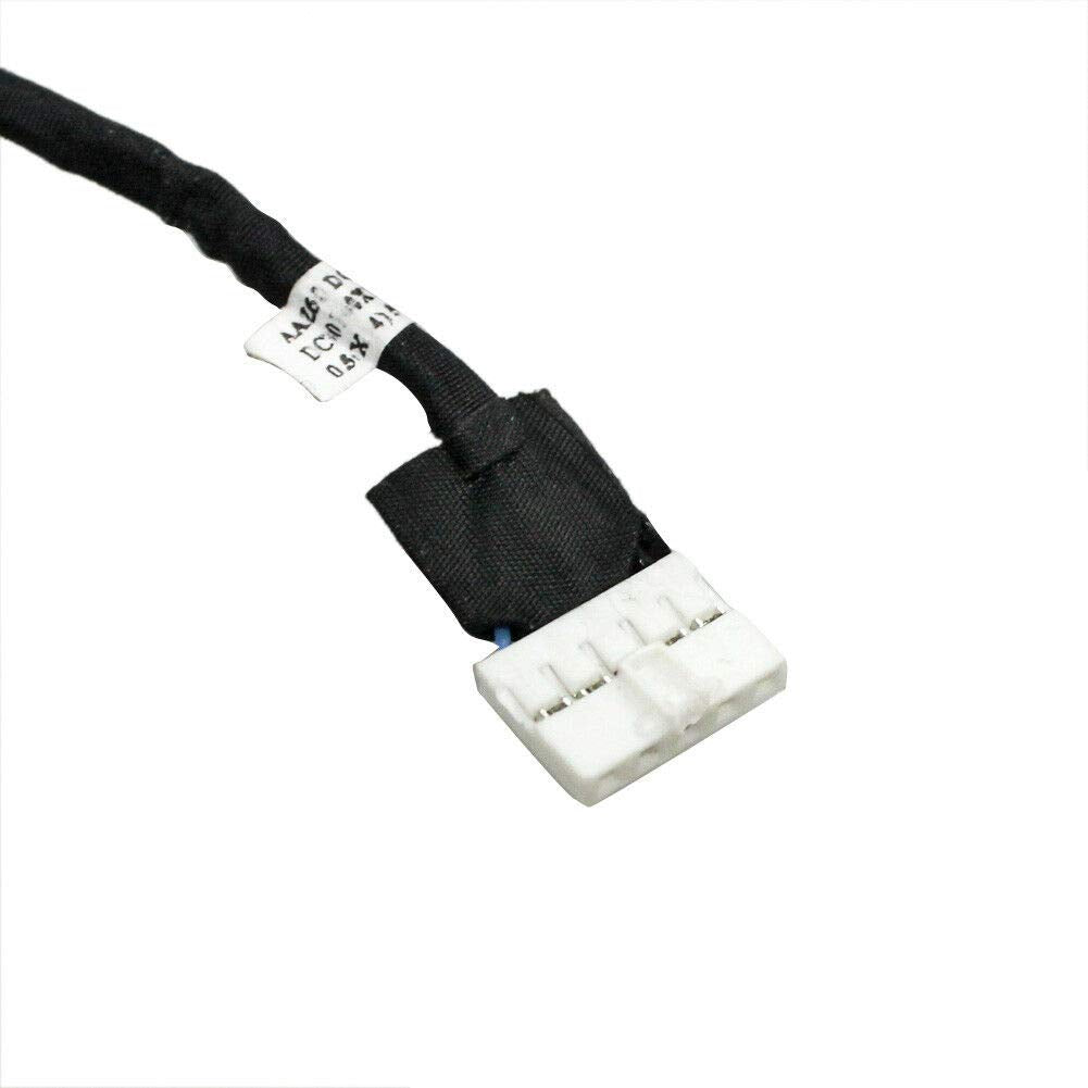 AC DC in Power Jack Charging Port Cable for Compatible with Dell Latitude E7270 E7470 Laptop P/N: VCYYW 0VCYYW DC30100X100