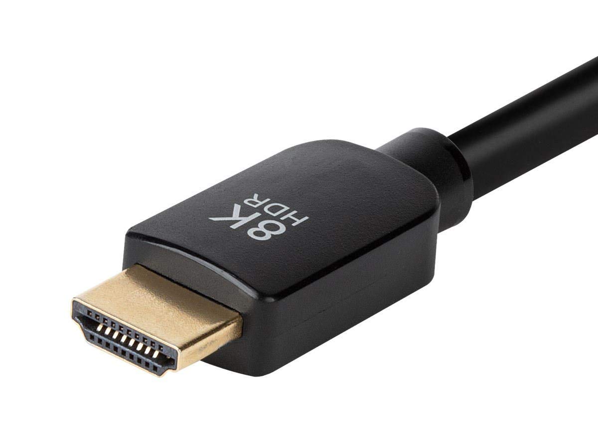 Monoprice Ultra 8K HDMI Cable - High Speed, 8K@60Hz, 48Gbps, Dynamic HDR, eARC, Compatible with PS5, Xbox Series X, Series S and More, 6 Feet, Black